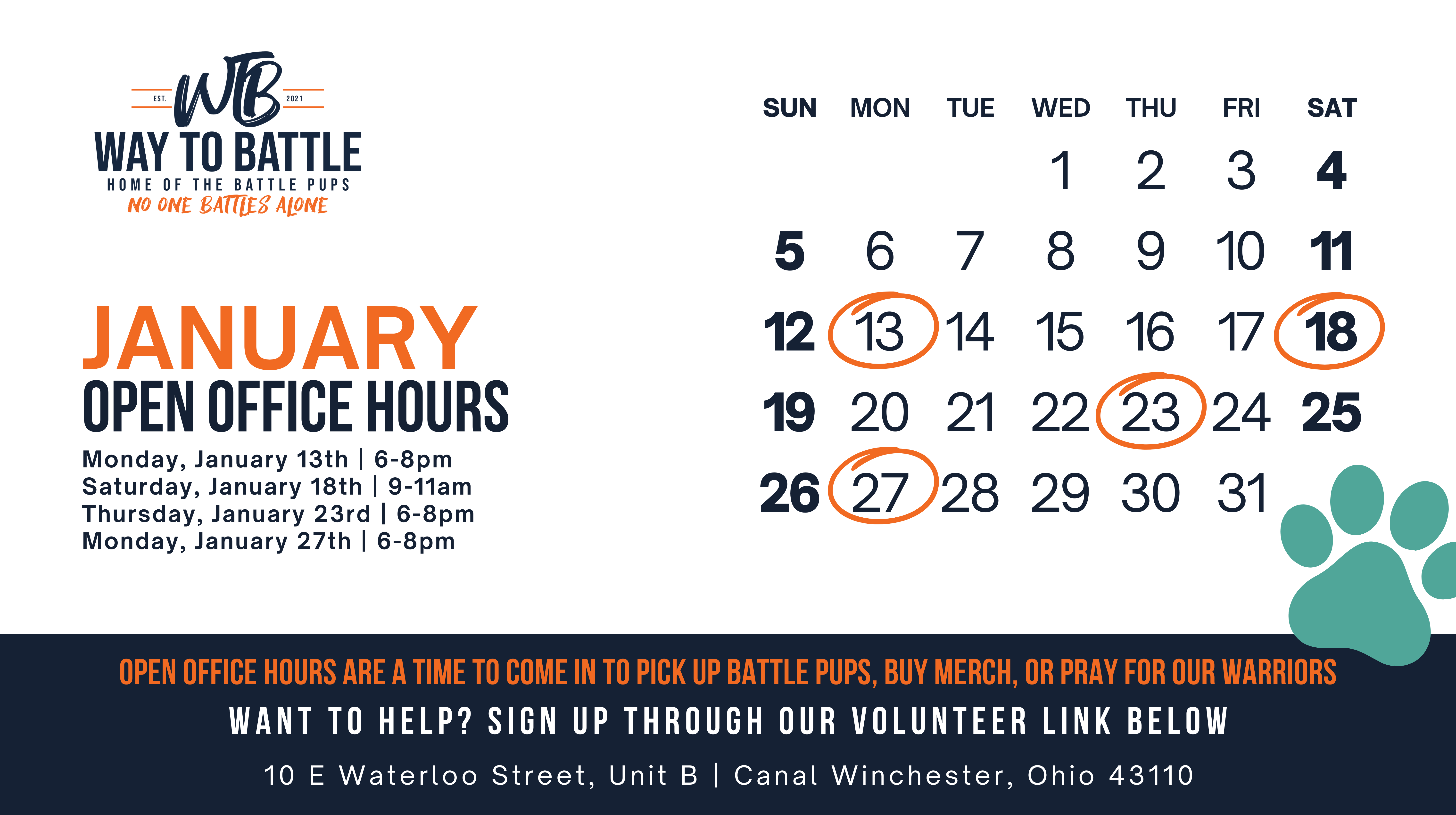 January Office Hours - Way To Battle